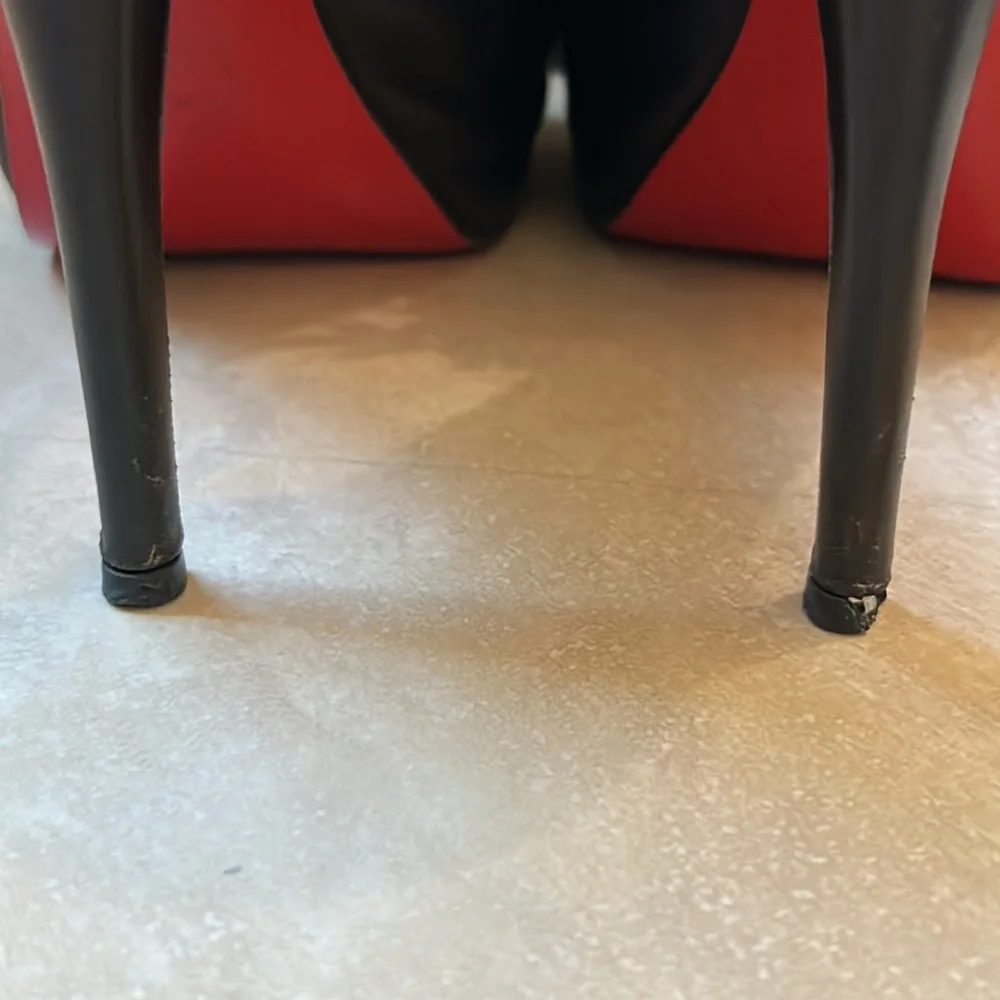 Black Fringe CL Stiletos - Picture 7 of 10